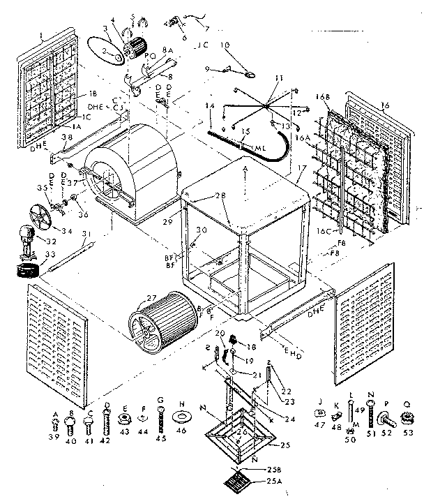 Kenmore 56561991 functional replacement parts diagram