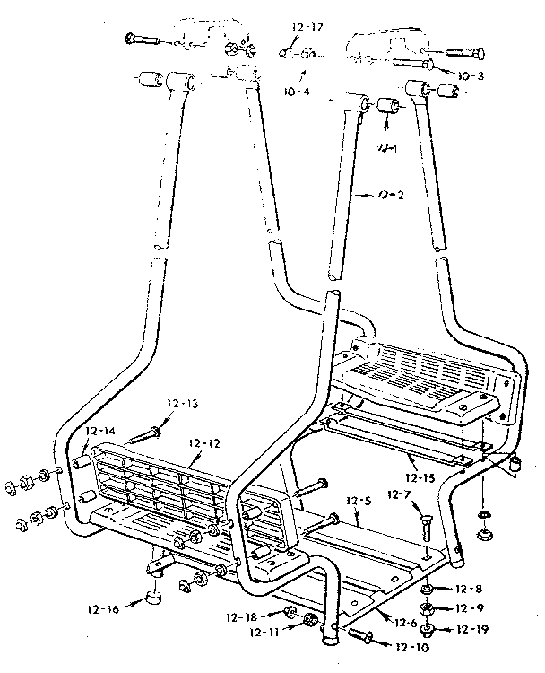 Sears 70172913-79 lawnswing assembly no. 21 diagram