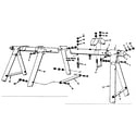 Sears 70172907-80 a-frame assembly diagram
