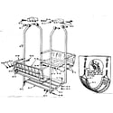 Sears 70172907-80 lawn swing & swing assembly diagram