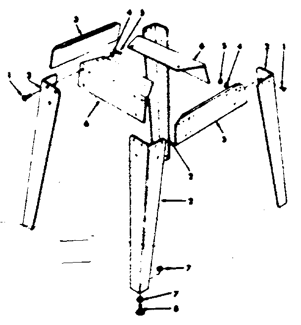 Craftsman 113226640 leg set diagram