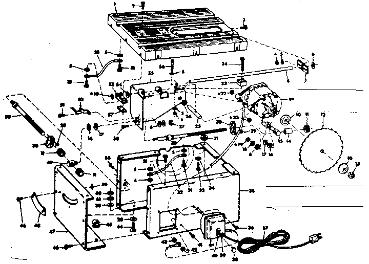 Craftsman 113242730 unit breakdown diagram