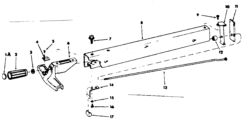 Craftsman 113242730 62782 fence assembly diagram