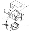 Kenmore 5648748611 cabinet parts diagram