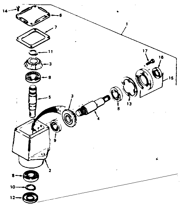 Craftsman 502257040 peerless right angle drive diagram