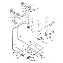 Kenmore 2787808510 burner section diagram
