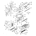 Kenmore 2787808510 upper oven pedestal section diagram