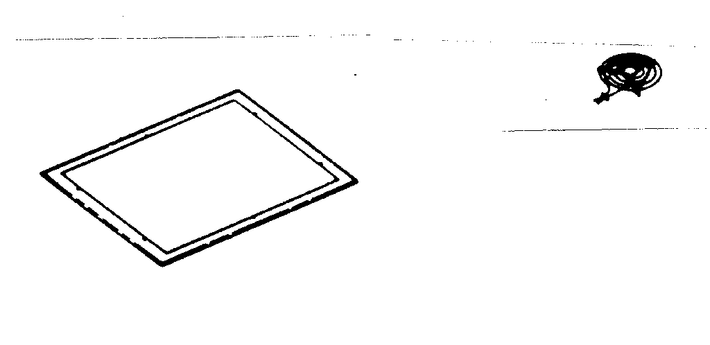 Kenmore 9174368491 optional counter trim frame kit no. 4007761 diagram