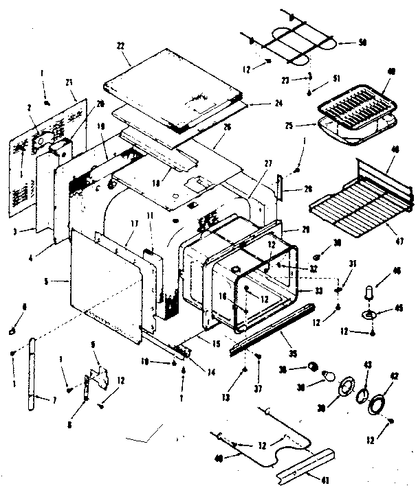 Kenmore 2784418492 lower body section diagram