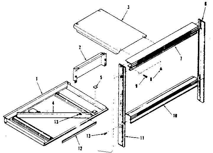 Kenmore 2784418492 trim and micro mounting section diagram