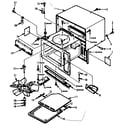 Kenmore 5658768611 cabinet parts diagram