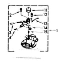 Kenmore 11082380600 water pump parts diagram