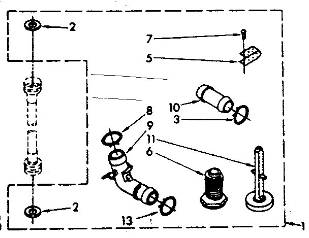 Kenmore 11083380600 miscellaneous parts diagram