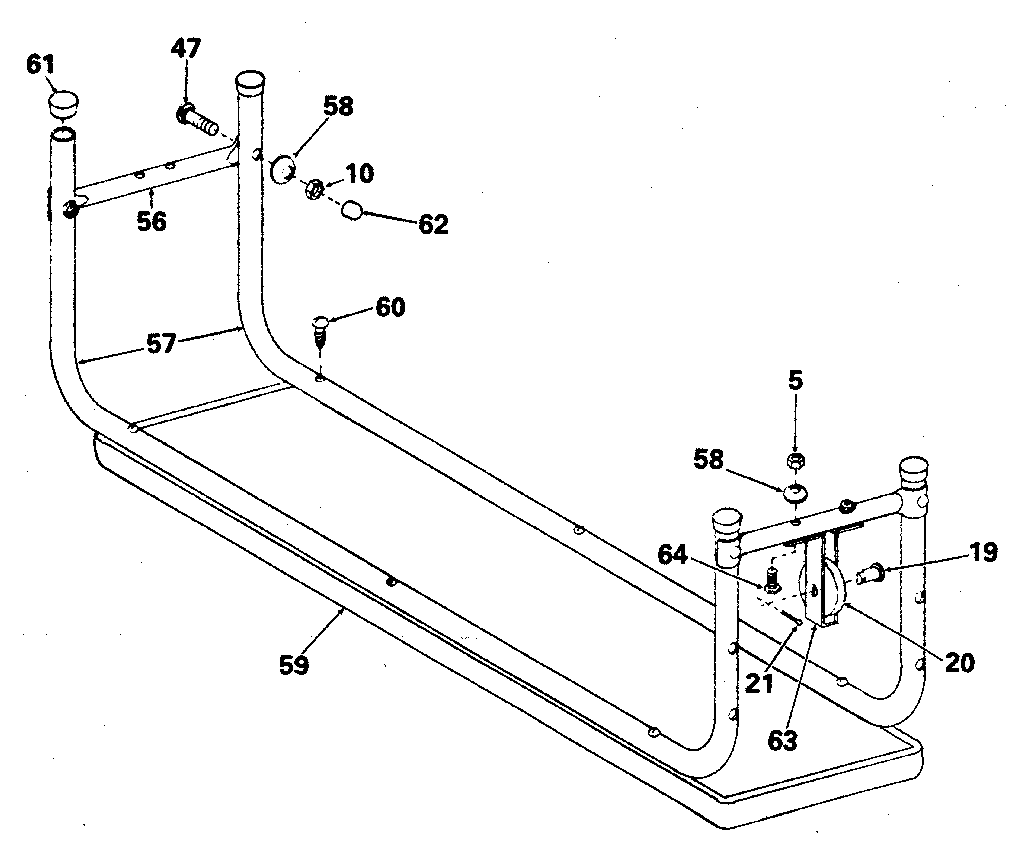 Lifestyler 374156270 bench diagram
