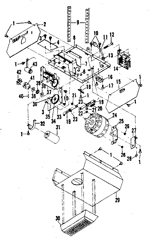 Craftsman 139663800 chassis assembly diagram