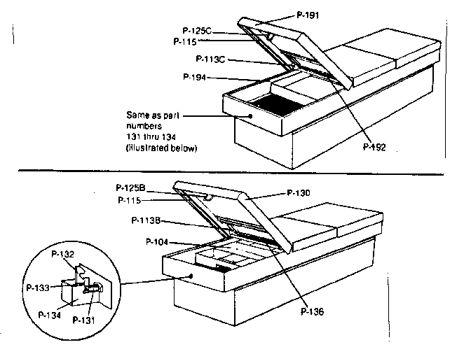 Craftsman 49078 lid/ lock and latch assembly diagram