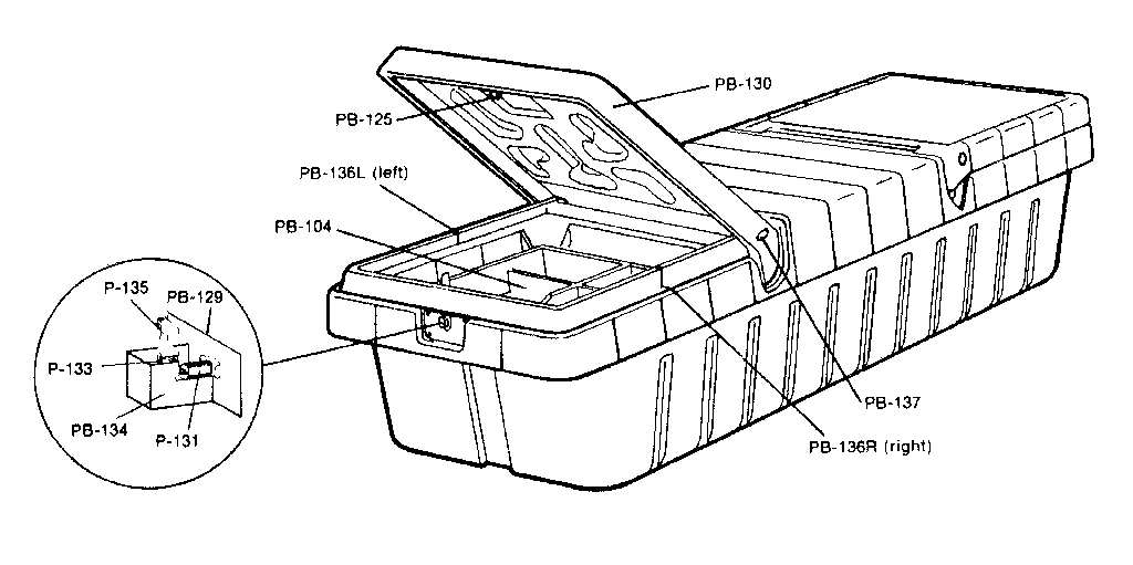 Craftsman 49078 t-handle lock diagram