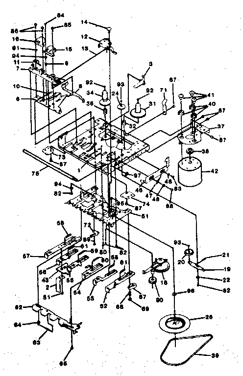 LXI 13291880453 cassette mechanism diagram