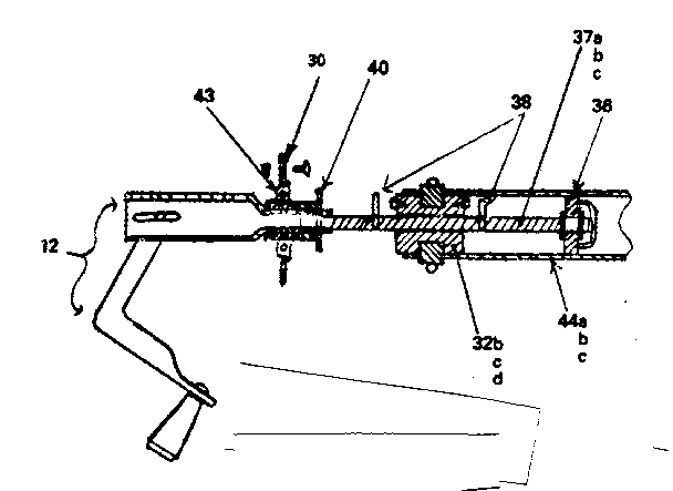 Kenmore 1451225 hand crank actuators diagram