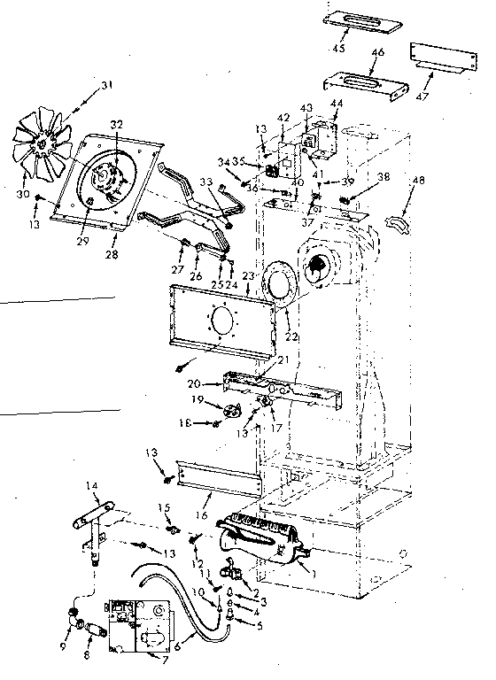 Kenmore 867730602 functional replacement parts diagram