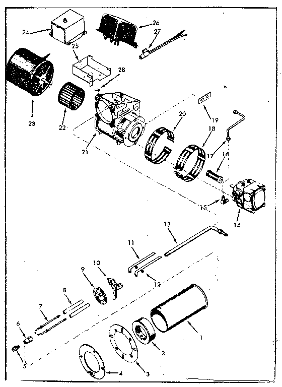 Kenmore 867745970 burner assembly diagram