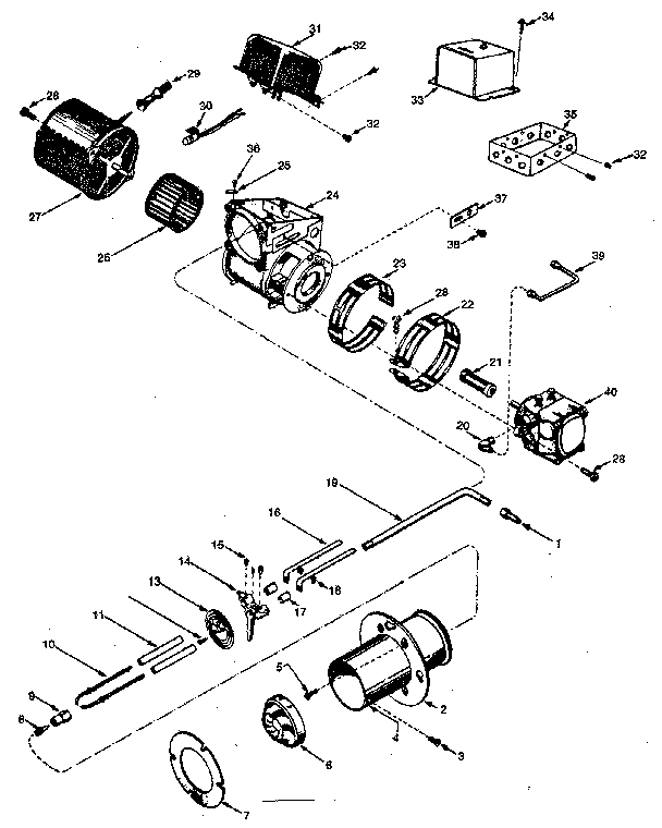 Kenmore 867741471 functional replacement parts diagram