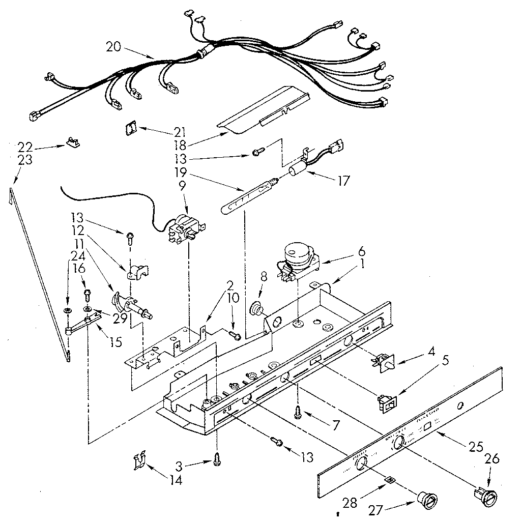 Kenmore 1068590210 control diagram