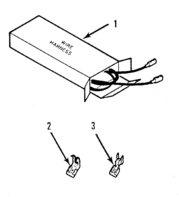 Kenmore 9117398910 wire harness and components diagram