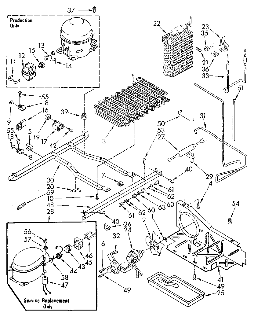 Kenmore 1068594680 unit diagram