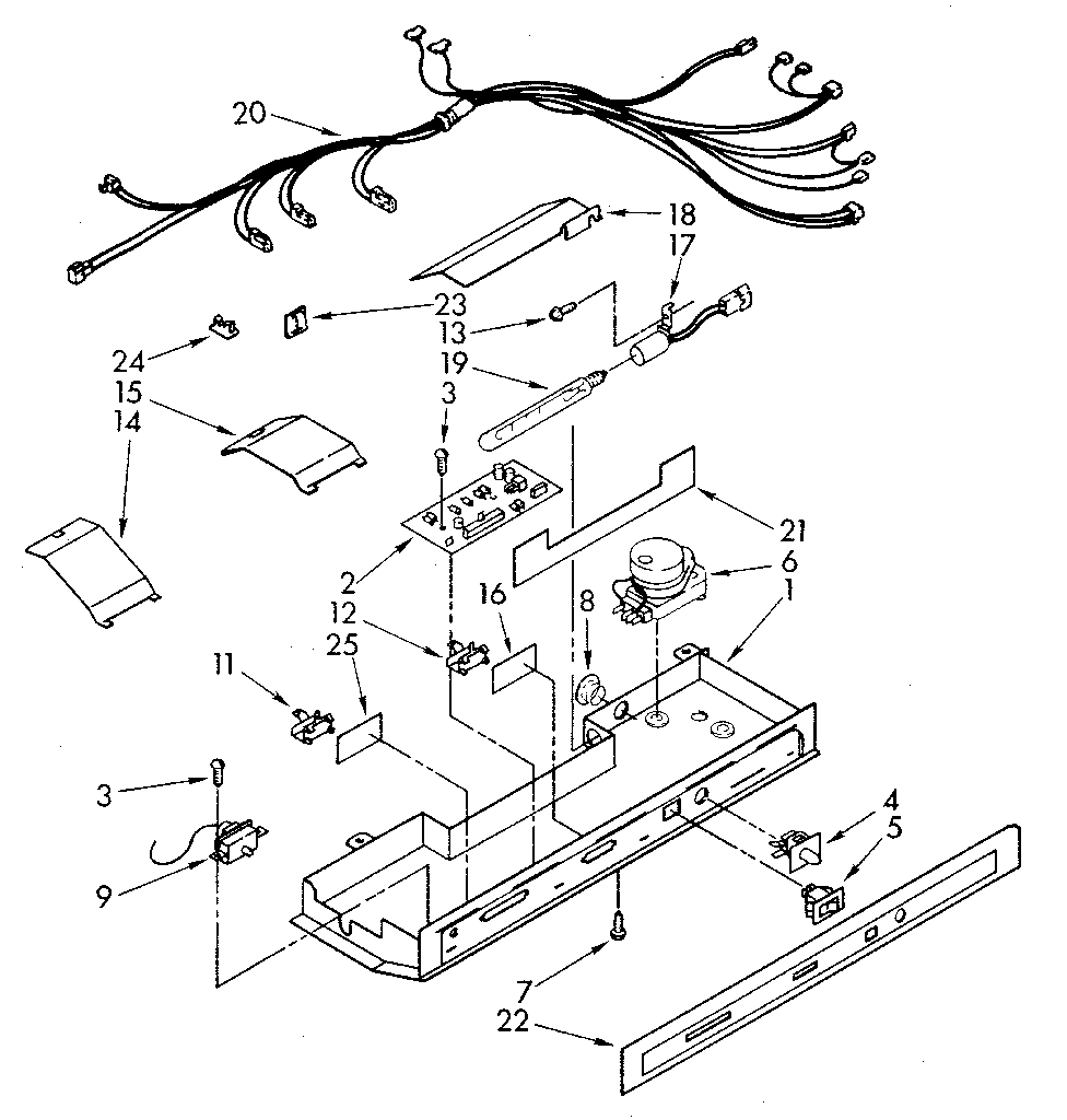 Kenmore 1068594680 control diagram