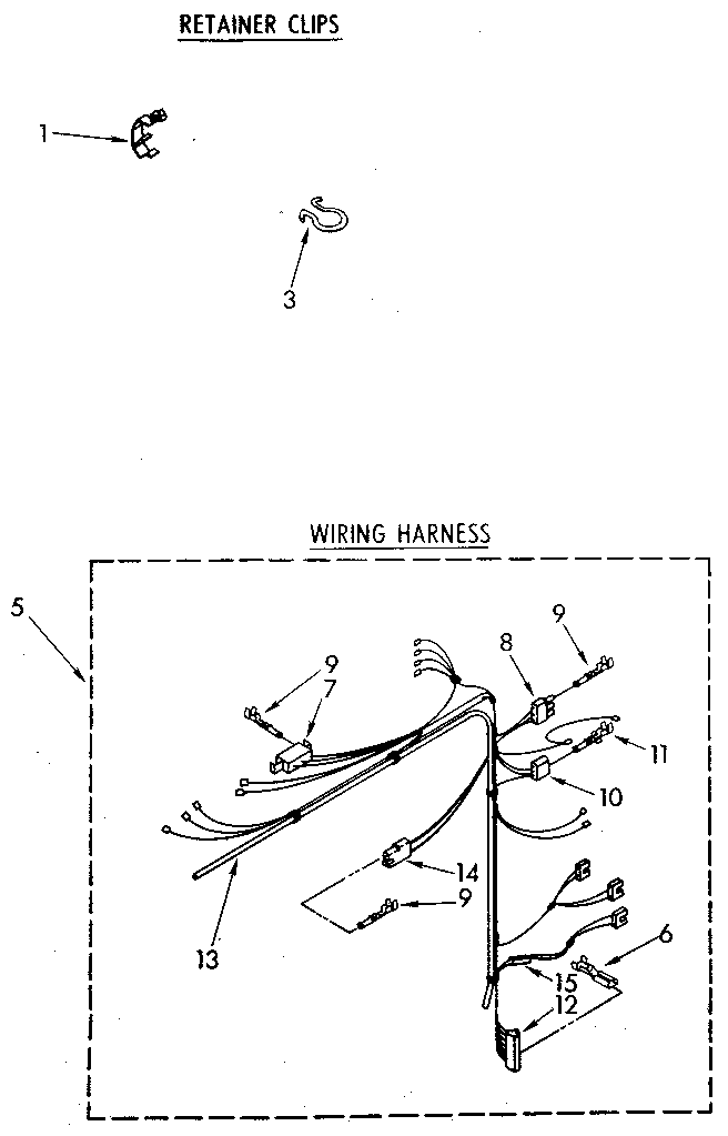 Kenmore 11082984100 wiring harness diagram