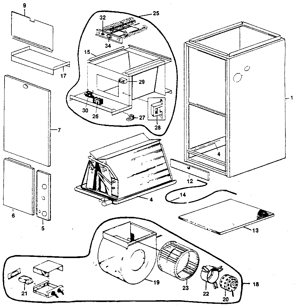 Rheem HQA SIZE 13 replacement parts diagram