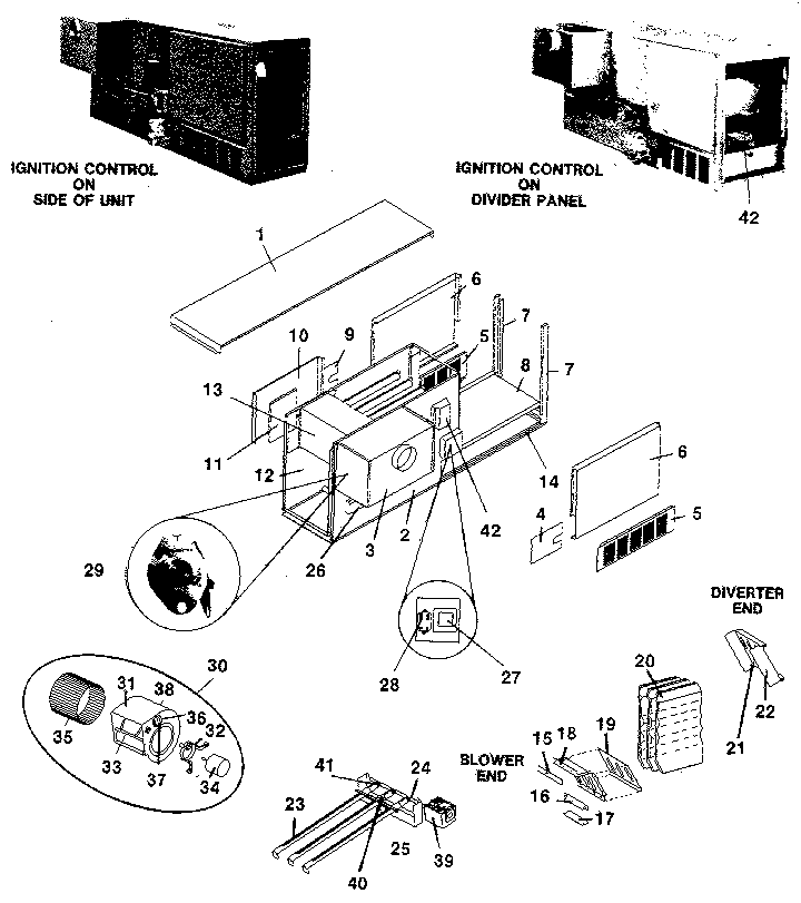 Rheem GWH replacement parts 27-41 diagram