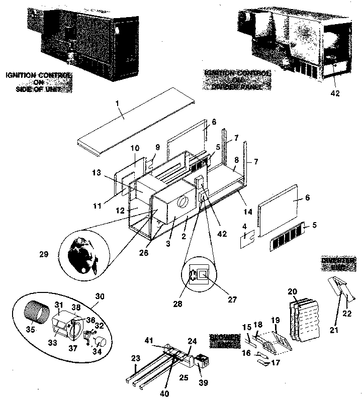 Rheem GWH replacement parts 39-45b diagram