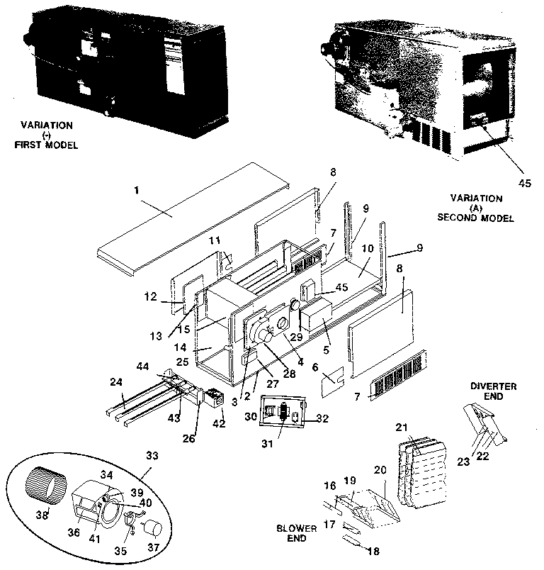 Rheem GVC replacement parts 27-41 diagram