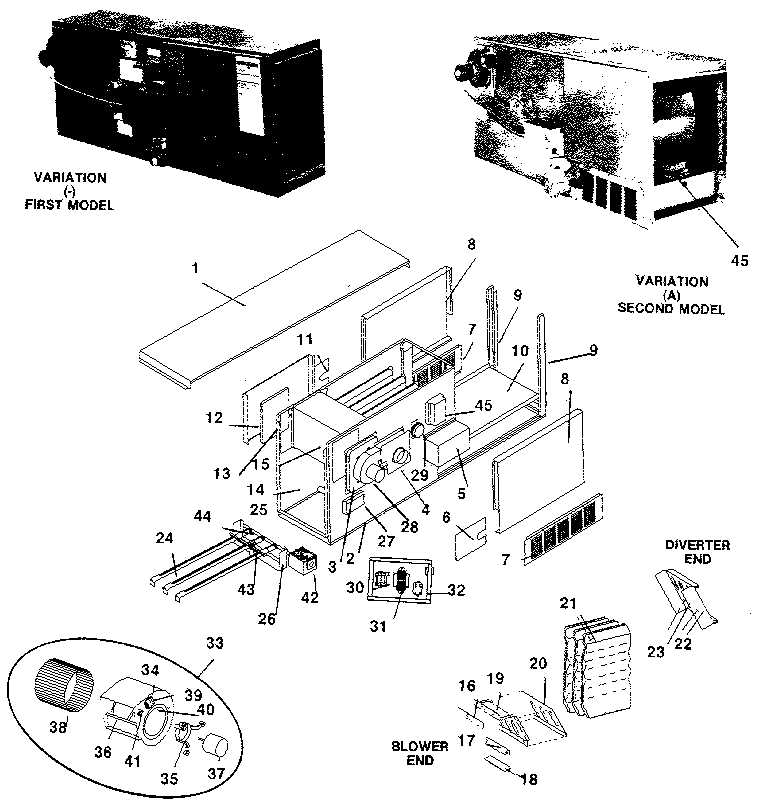 Rheem GVC replacement parts 27-45bb diagram