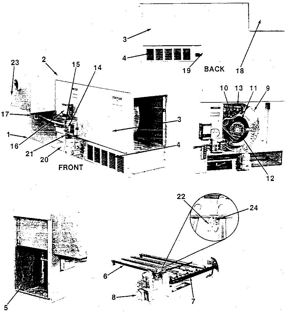 Rheem GUF replacement parts diagram