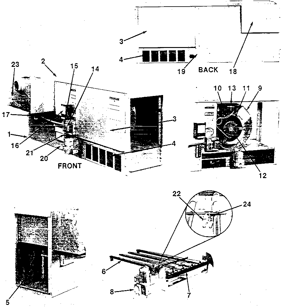 Rheem GUG replacement parts diagram
