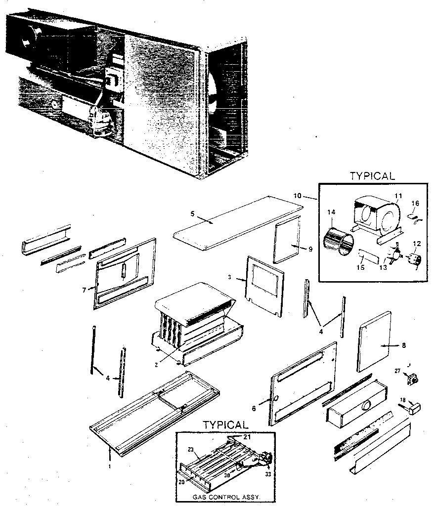 Rheem GWD replacement parts diagram