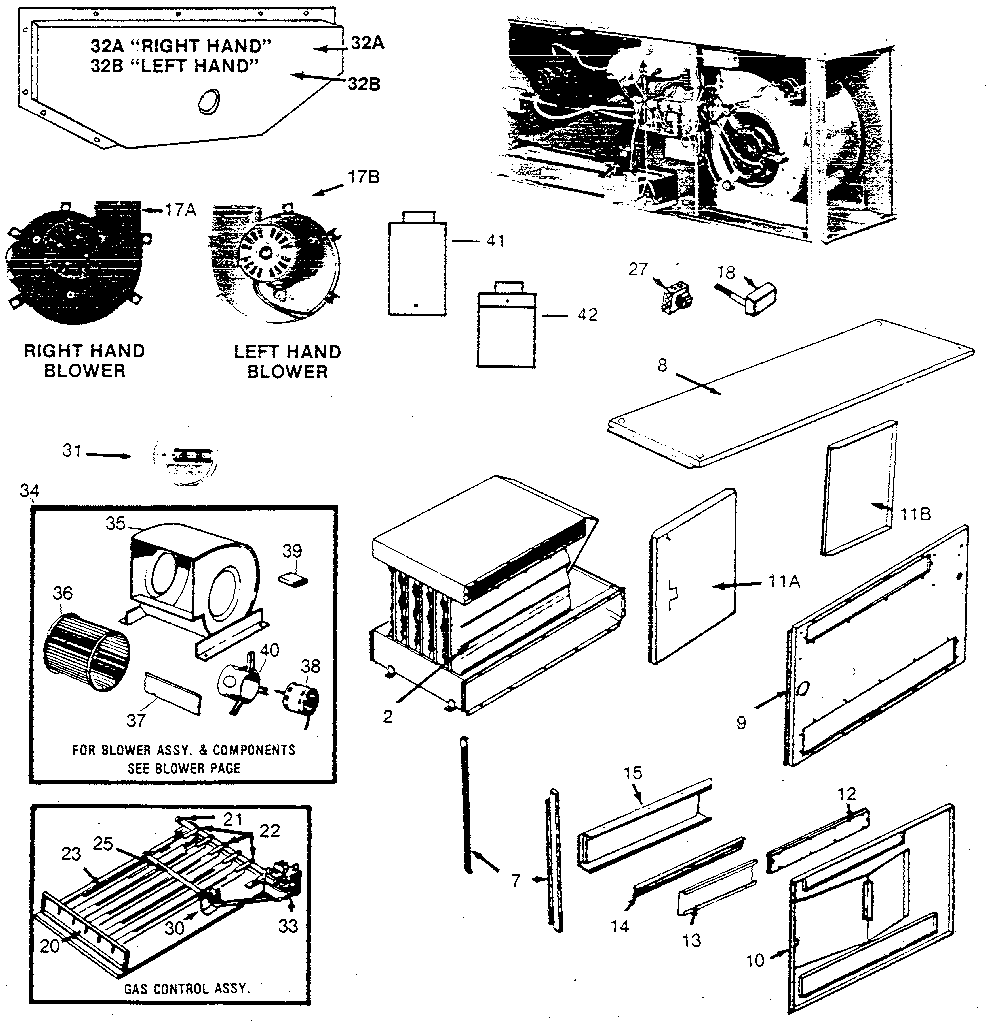 Rheem GYA replacement parts diagram
