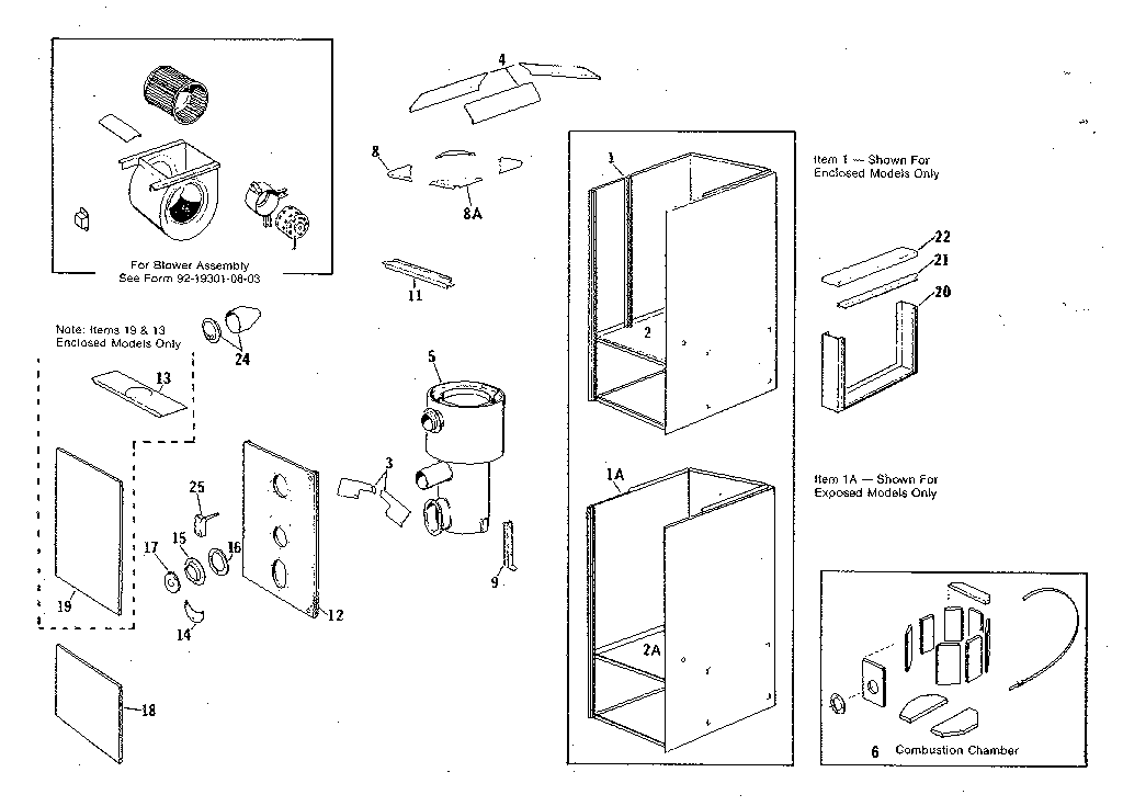 Rheem ROAZ non-functional replacement parts diagram