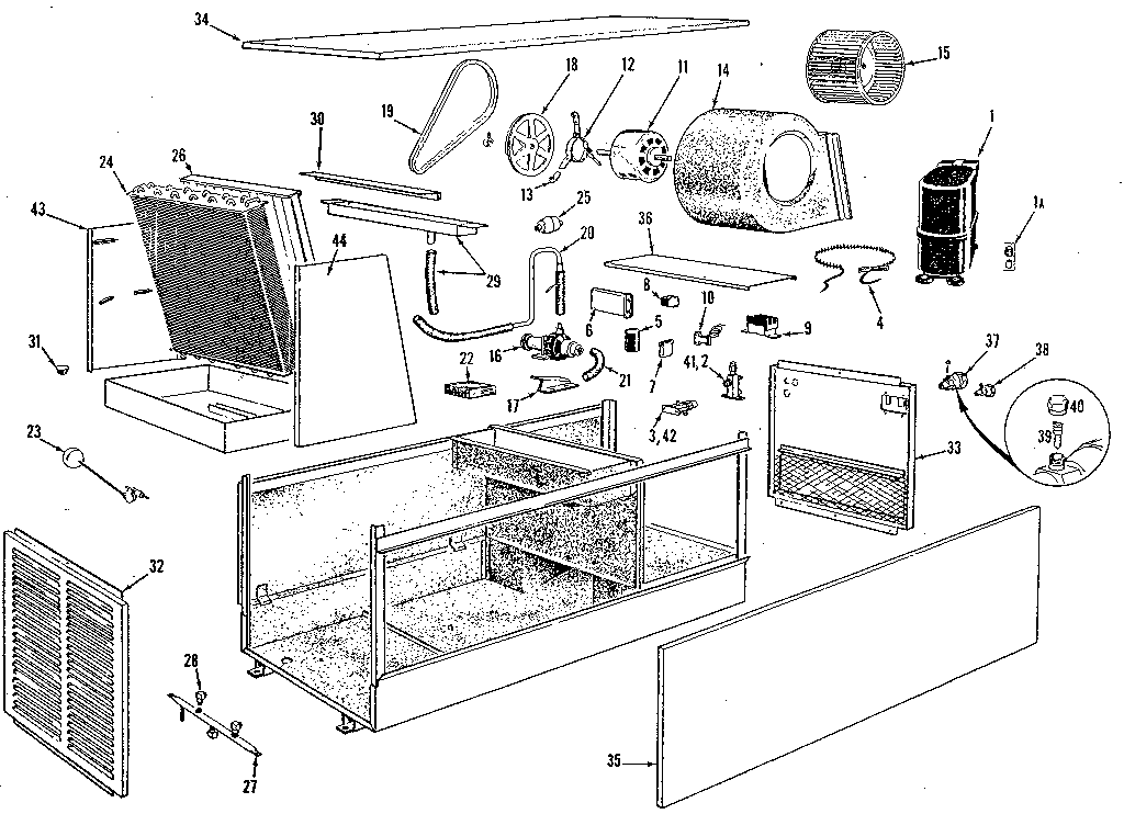 Rheem RF30B1 unit parts diagram