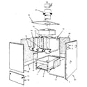 Kenmore 229965241 jacket - sections & base diagram