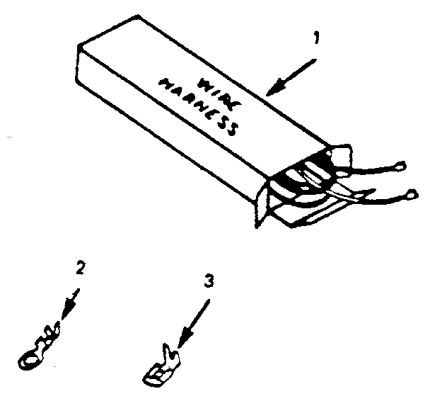 Kenmore 2784018812 wire harnesses & components diagram