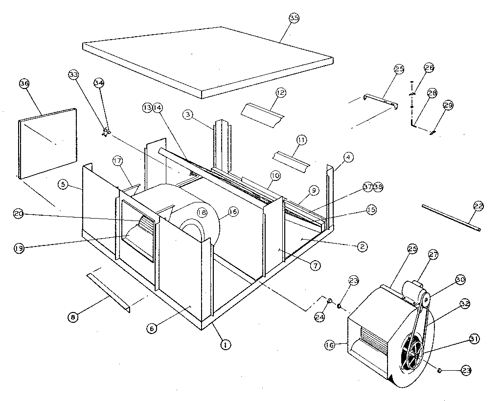 Rheem RHGA120 functional replacement parts diagram