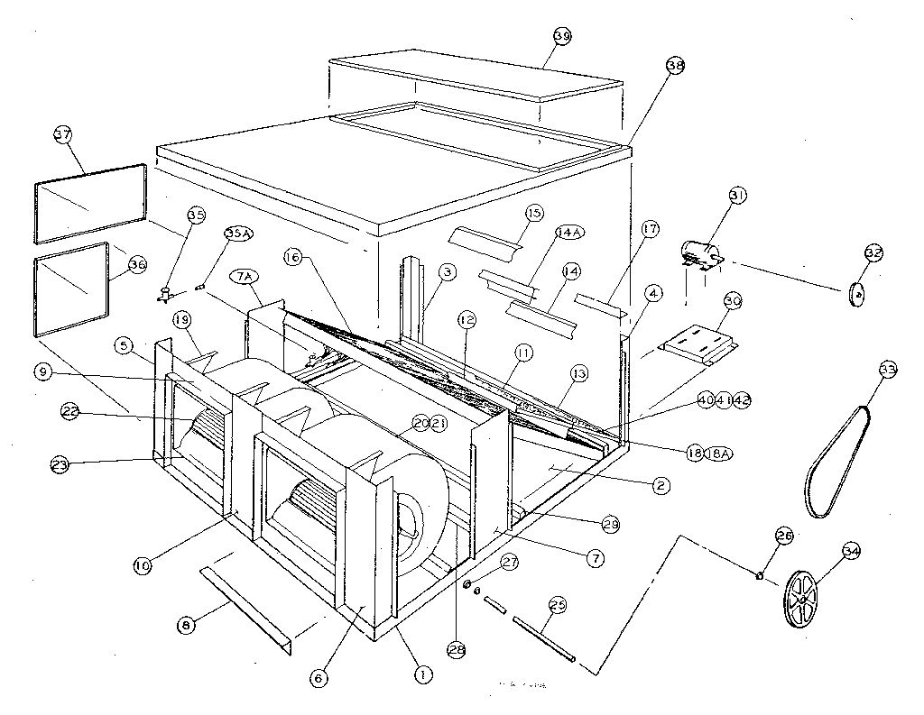 Rheem RHGA130 functional replacement parts diagram