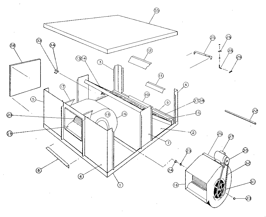 Rheem RHGB100 functional replacement parts diagram