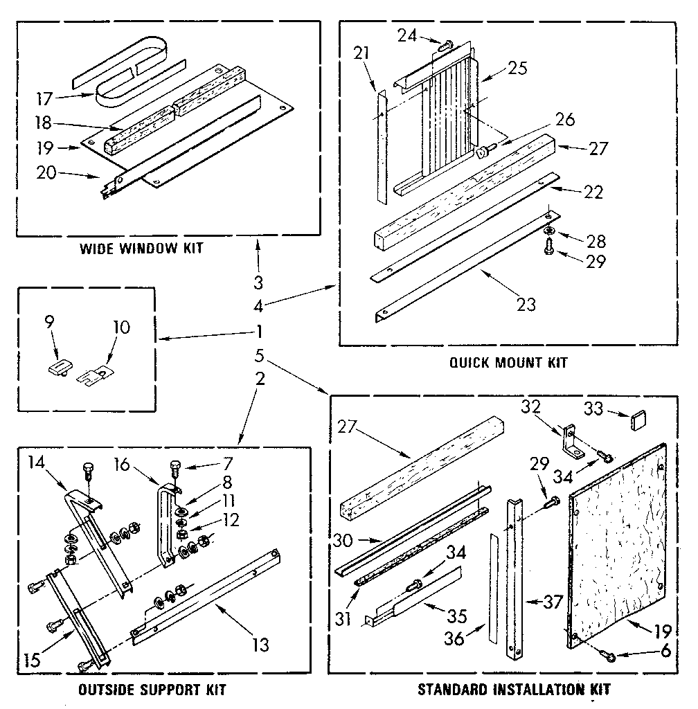 Kenmore 1068781070 installation diagram