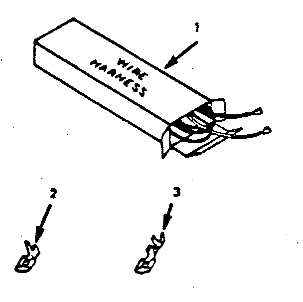 Kenmore 2784288894 wire harnesses and components diagram