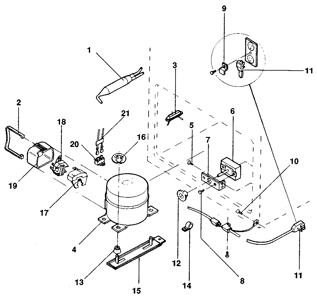 Kenmore 2538193310 unit diagram